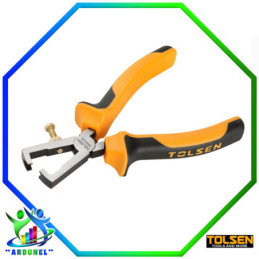 ALICATE PELACABLE 6" ACERO FORJADO NIQUEL