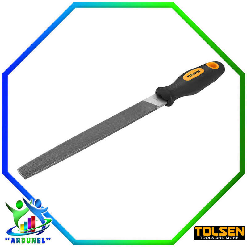 LIMA DE ACERO PLANA 8" MANGO DE PLASTICO LIMA DE ACERO PLANA 8" MANGO DE PLASTICO