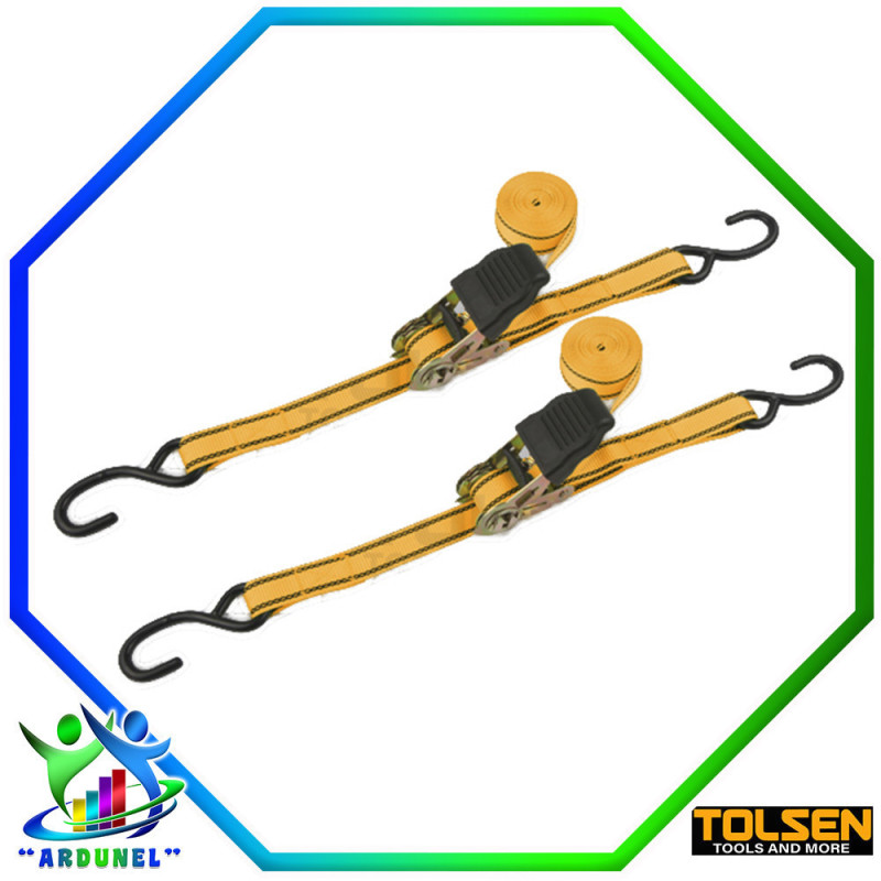 TEZADOR DE EQUIPAJE 2,5CMX5M 2 UNID TEZADOR DE EQUIPAJE 2,5CMX5M 2 UNID