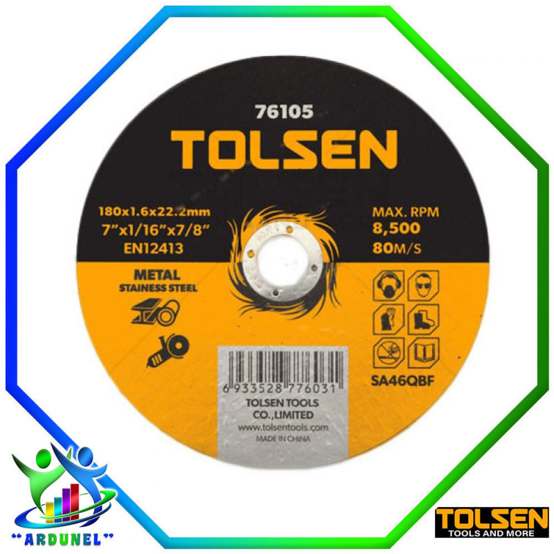 DISCO DE CORTE 7" - METAL / INOX DISCO DE CORTE 7" - METAL / INOX