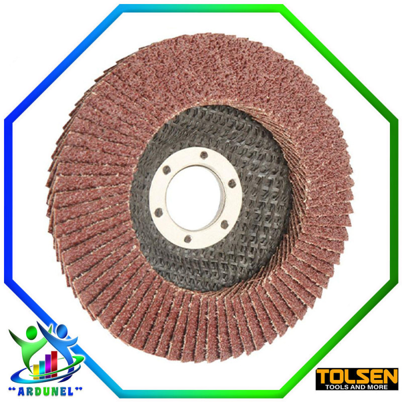 DISCO FLAP COLOR ROJO 4-1/2" - Nro40 DISCO FLAP COLOR ROJO 4-1/2" - Nro40