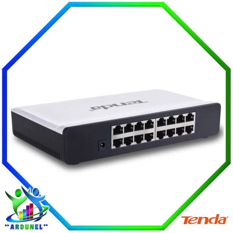 SWITCH PLASTICO DE ESCRITORIO CON 16 PUERTOS SWITCH PLASTICO DE ESCRITORIO CON 16 PUERTOS