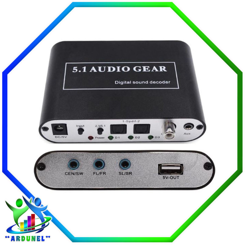 5.1 DECODIFICADOR DE SONIDO DIGITAL DOLBY 2P 5.1 DECODIFICADOR DE SONIDO DIGITAL DOLBY 2P