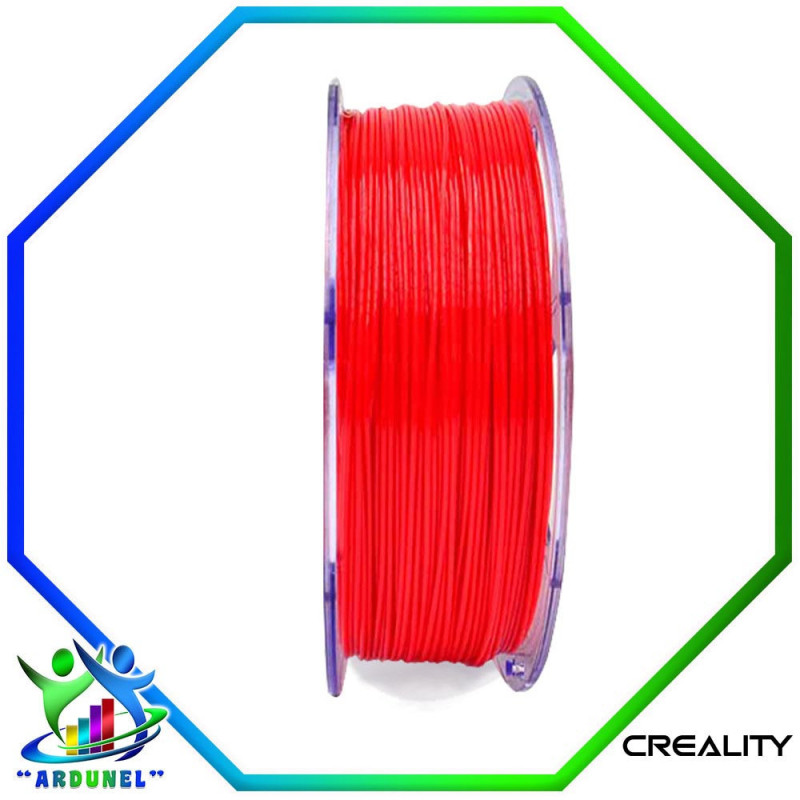 FILAMENTO CR-PETG 1.75MM 1KG, ROJO TRANSPARENTE (ALTA CALIDAD) FILAMENTO CR-PETG 1.75MM 1KG, ROJO TRANSPARENTE (ALTA CALIDAD)