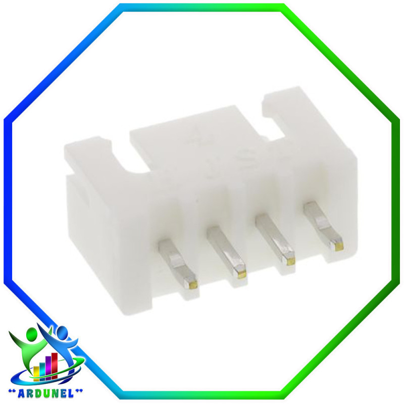 CONECTOR JST XH 4PIN MACHO 2.54MM CONECTOR JST XH 4PIN MACHO 2.54MM
