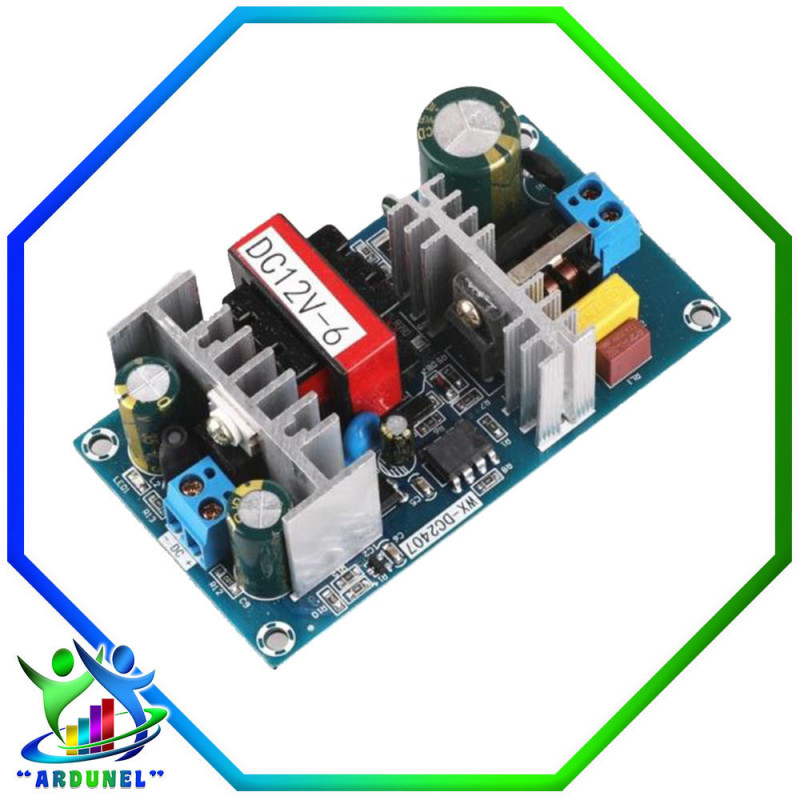 MODULO FUENTE DE ALIMETACION AC-DC 12V-6A MODULO FUENTE DE ALIMETACION AC-DC 12V-6A