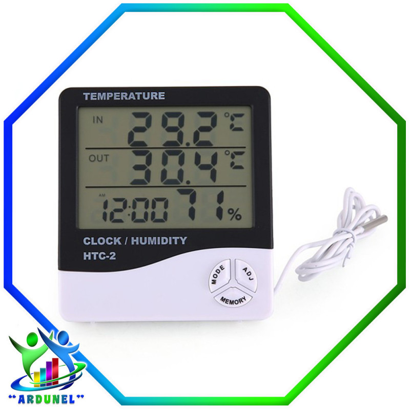 HTC-2 TERMÓMETRO DIGITAL LCD DE ALTA PRECISIÓN C/BATERIA) HTC-2 TERMÓMETRO DIGITAL LCD DE ALTA PRECISIÓN C/BATERIA)