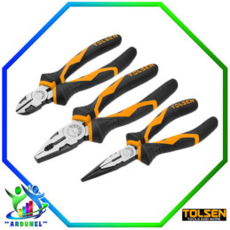 SET DE 3 ALICATES CRV INDUSTRIAL