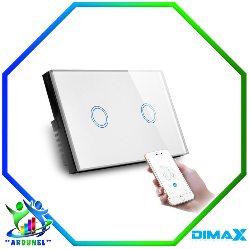 INTERRUPTOR SMART WIFI BLANCO 2 TOMAS INTERRUPTOR SMART WIFI BLANCO 2 TOMAS