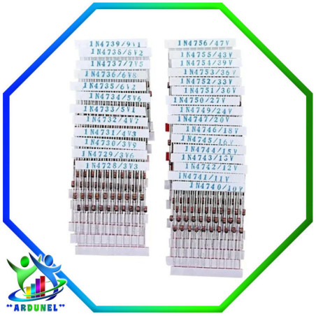 DIODO ZENER DE 1W  (1 UNIDAD)