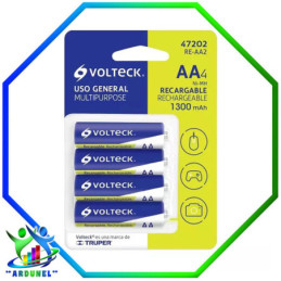 BATERIA RECARGABLE ALCALINA  AA BLISTER  (PACK 4 PILAS)