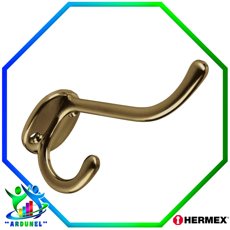 GANCHO METALICO TIPO PERCHERO SOMBRERO Y ABRIGO DE 11 CM. LATON ANTIGUO GANCHO METALICO TIPO PERCHERO SOMBRERO Y ABRIGO DE 11 CM. LATON ANTIGUO