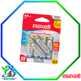 LR06 BATERIA ALCALINA AA (PACK 6 PILAS)