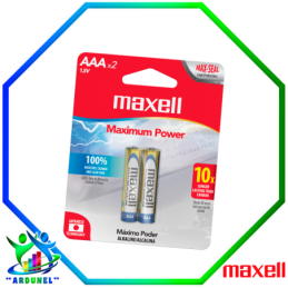 LR03 BATERIA ALCALINA AAA (PACK 2 PILAS)