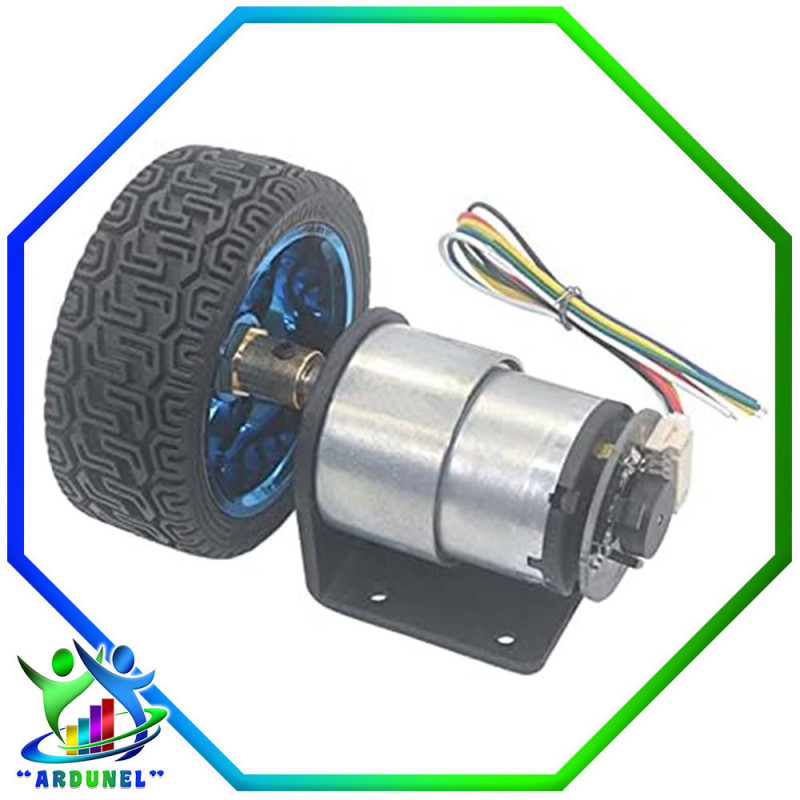 KIT MOTOR JGB37-520 6V 265RPM + RUEDA DE GOMA GAUCHA 65MM + SOPORTE + ACOPLE DE 5MM KIT MOTOR JGB37-520 6V 265RPM + RUEDA DE GOMA GAUCHA 65MM + SOPORTE + ACOPLE DE 5MM