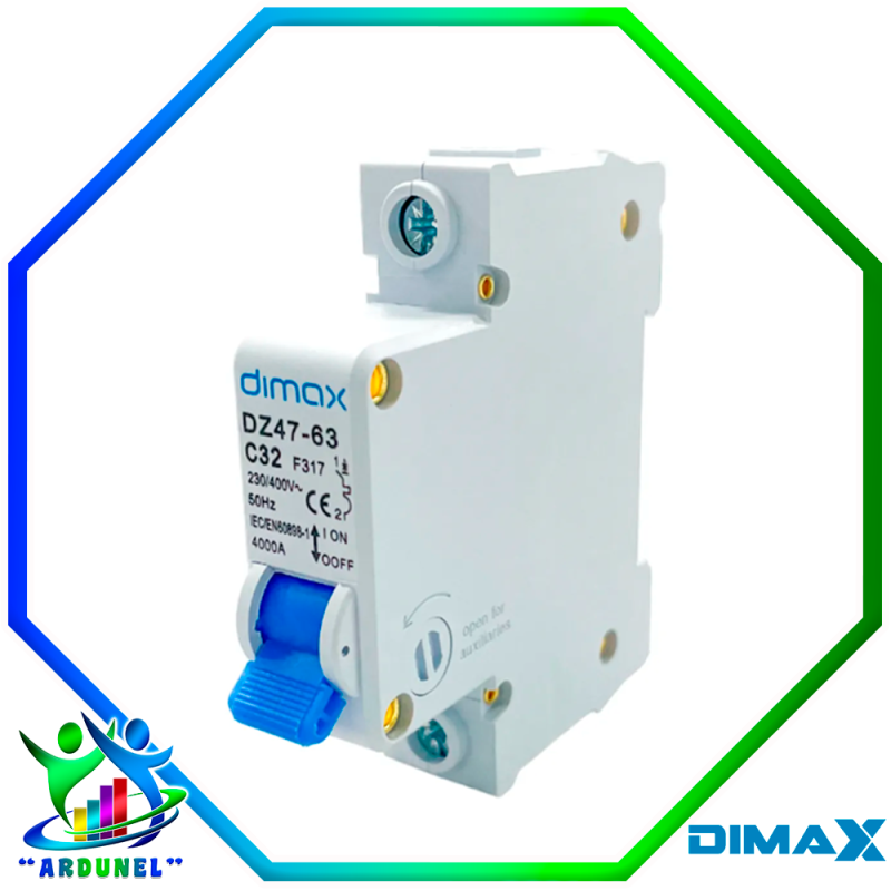 DISYUNTOR ELECTRICO DE 32A UNIPOLAR DISYUNTOR ELECTRICO DE 32A UNIPOLAR