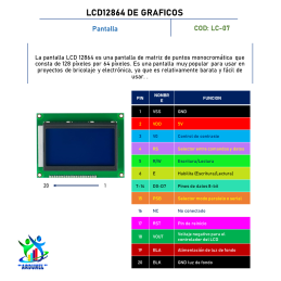 LCD12864 DE GRÁFICOS