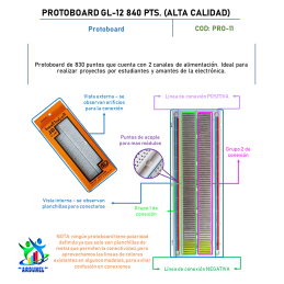 PROTOBOARD GL-12 840 PTS. (ALTA CALIDAD)