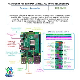 RASPBERRY PI4 8GB RAM CORTEX-A72 1.5GHZ