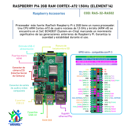 RASPBERRY PI4 2GB RAM CORTEX-A72 1.5GHZ