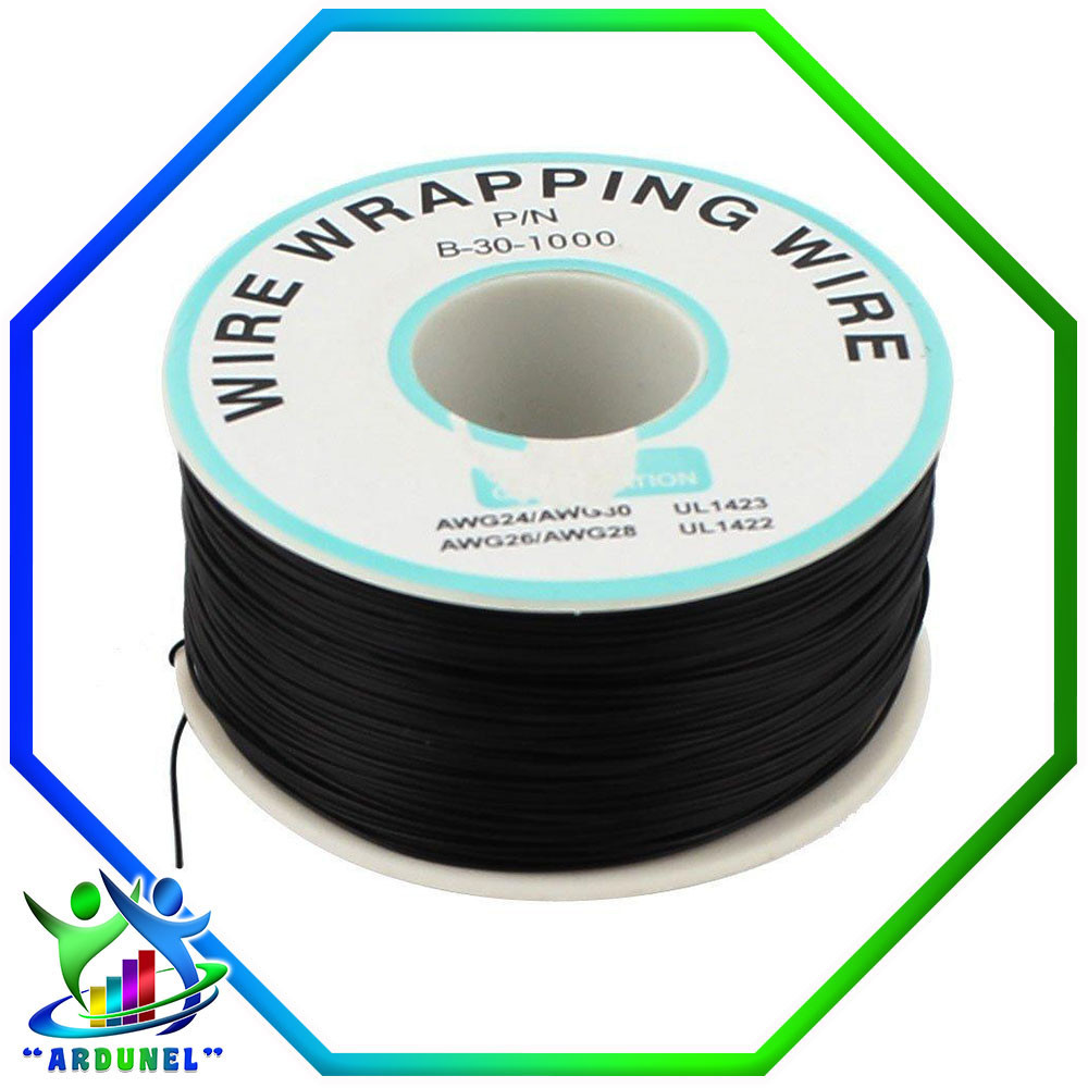 CABLE COBRE 0.5MM 30AWG NEGRO (X METRO) CABLE COBRE 0.5MM 30AWG NEGRO (X METRO)