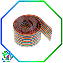 CABLE DUPONT 40 PINES 2.54MM COBRE PURO 24AWG (X METRO)
