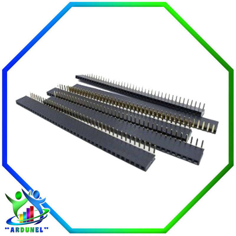 PIN HEADER HEMBRA 90 GRADOS L DE 1*40 PINES 2.54MM PIN HEADER HEMBRA 90 GRADOS L DE 1*40 PINES 2.54MM