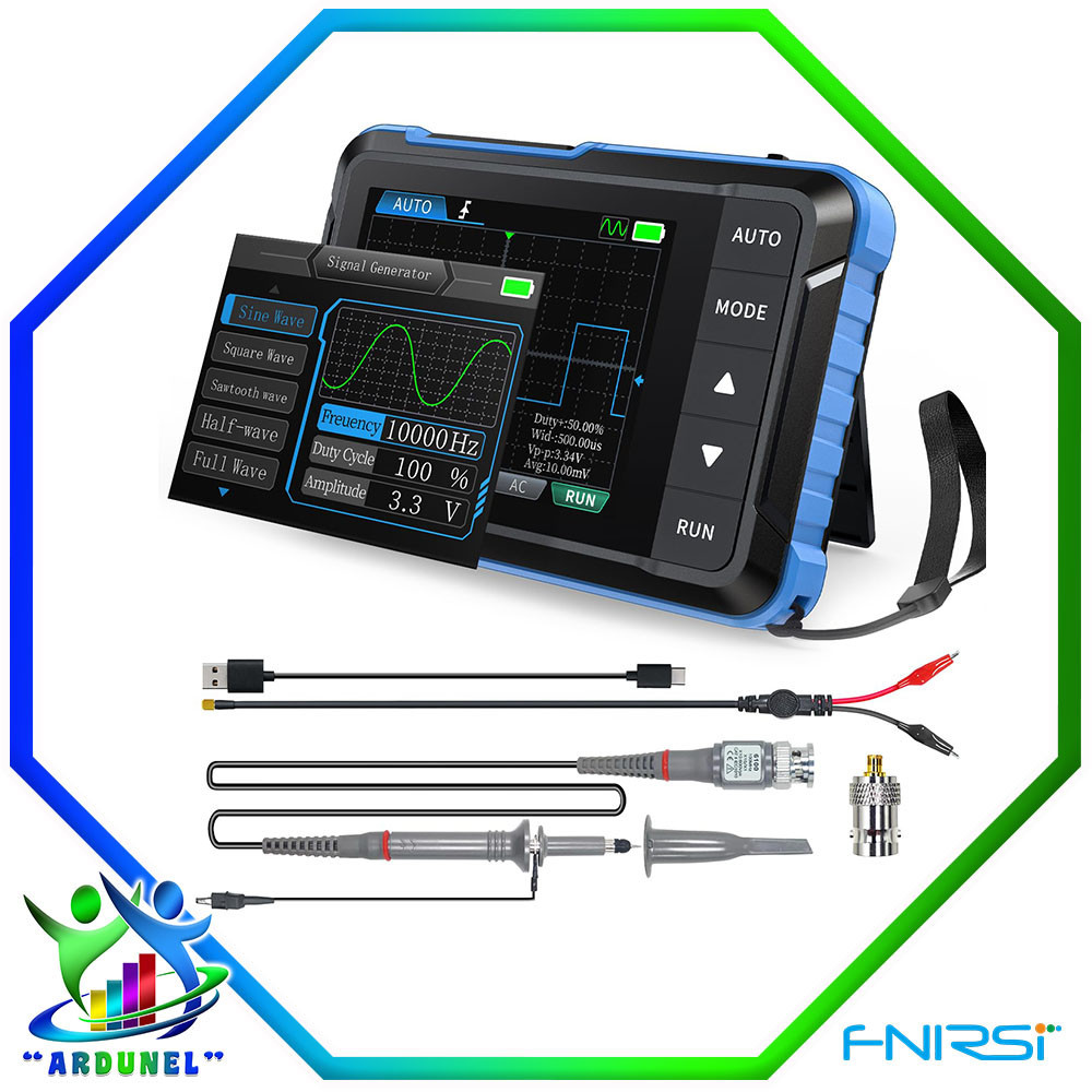 DSO510 MINI OSCILOSCIPIO DIGITAL PORTATIL 2 EN 1