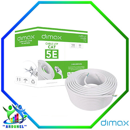 CABLE UTP CAT5E CCA INT 100 METROS
