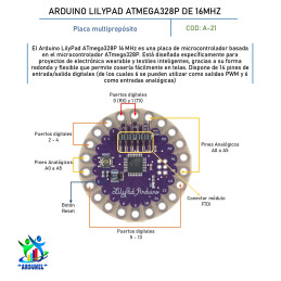 ARDUINO LILYPAD ATMEGA328P DE 16MHZ
