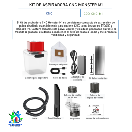KIT DE ASPIRADORA CNC MONSTER M1