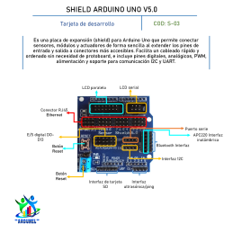SHIELD ARDUINO UNO V5.0