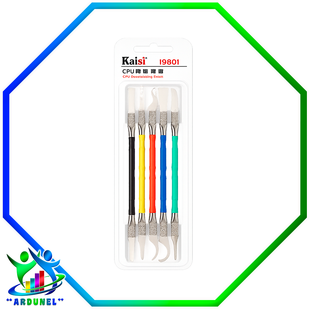 KIT DE HERRAMIENTAS DE DESMONTAJE Y REPARACION DE CPU Y IC KAISI i9801