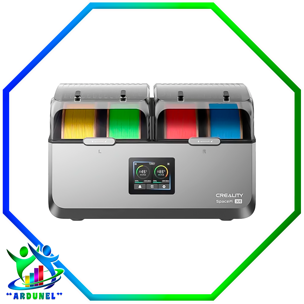 SECADOR DE FILAMENTO CON 4 CARRETES Y CAJA DE ALMACENAMIENTO CREALITY SPACE PI X4