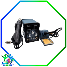 ESTACION DE SOLDADURA DE AIRE CALIENTE 878PRO 2 EN 1