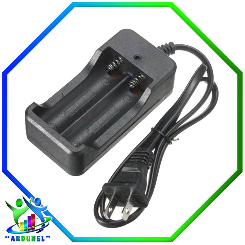 CARGADOR DUAL PARA 18650 CARGADOR DUAL PARA 18650