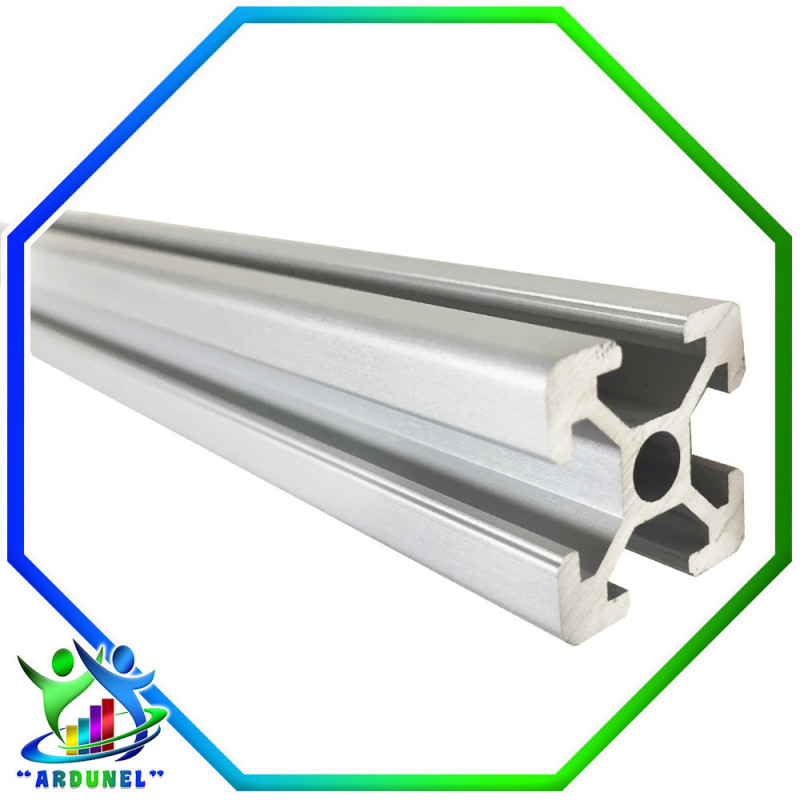 PERFIL EJE DE ALUMINIO ESTRUCTURAL STANDARD 2020 DE 68CM PERFIL EJE DE ALUMINIO ESTRUCTURAL STANDARD 2020 DE 68CM